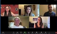 A Teams or Zoom or Google Meet Social Salon meeting