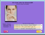 Example of the color on SS User details representing guest to avoid